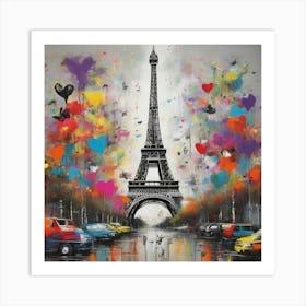 Paris Eiffel Tower Art Print