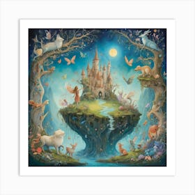 Fairytale Castle Art Print 4 Art Print