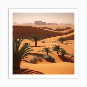 Desert Landscape 65 Art Print