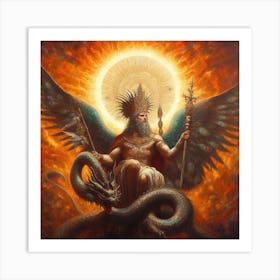 Egyptian God Art Print