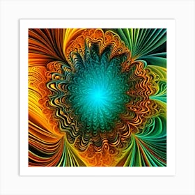 Abstract Hue 2 Art Print