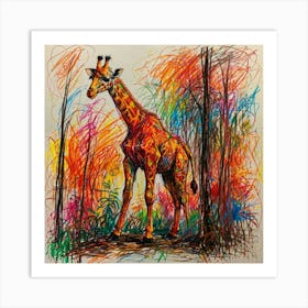 Giraffe 1 Art Print