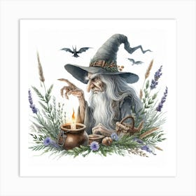 The Old Witch 3 Art Print