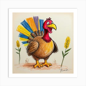 Thanksgiving Turkey 1 Art Print