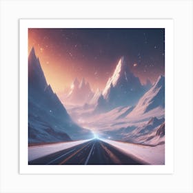 Road In The Mountains 2 Art Print