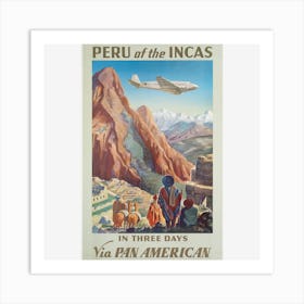 Peru Of The Incas Art Print