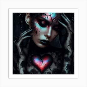 Gothic Beauty Art Print