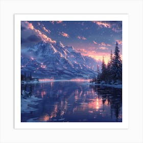 Winter Landscape Art Print