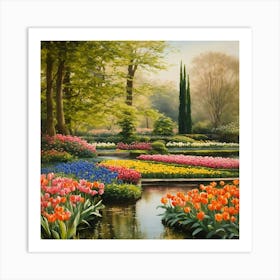 Tulip Garden 5 Art Print