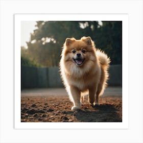 Pomeranian Dog Art Print