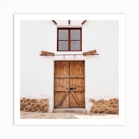 Ibiza Rustic Door Summer Photography Art Print