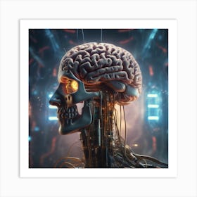 Artificial Brain 75 Art Print