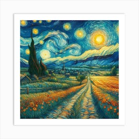 Starry Night 1 Art Print