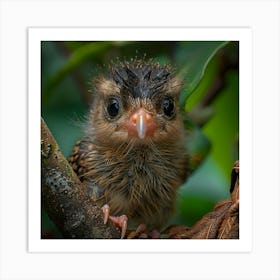 Cute Baby Bird Art Print