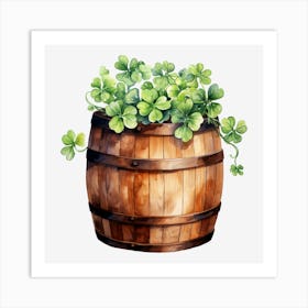 Barrel Of Shamrocks (5) Art Print