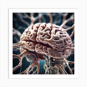 Human Brain 39 Art Print