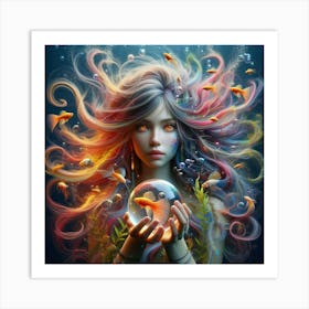 Mermaid 49 Art Print