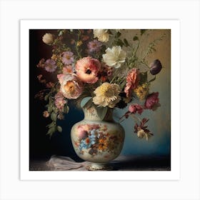 Flowers In A Vase 1 Art Print