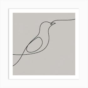 Bird On A String Art Print