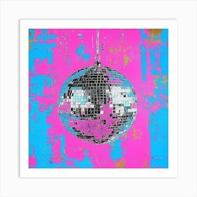 Disco Ball Art 14 Art Print