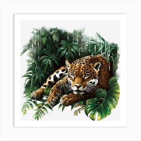 Jaguar In The Jungle Poster