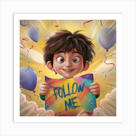 Follow Me 15 Art Print