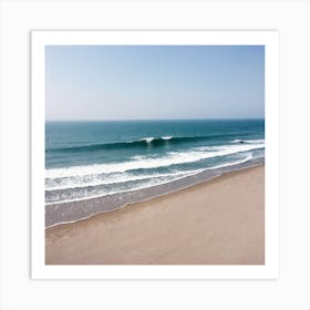 aerial view ofbeach 1 Art Print