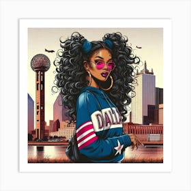 Dallas Girl 8 Art Print