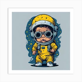 Astronaut Baby Art Print