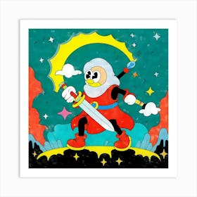 Santa Claus 2 Art Print