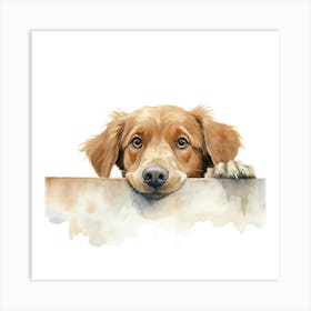 Golden Retriever 10 Art Print