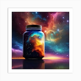 Jar Of Nebula 2 Art Print