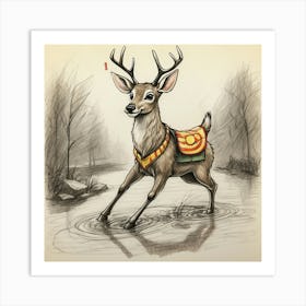 Deer! 62 Art Print