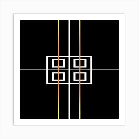 Abstract Squares Art Print