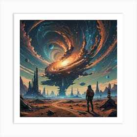 Galaxy Andromeda Art Print