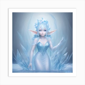 Ice Elf Art Print