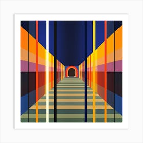 Tunnel 1 Art Print