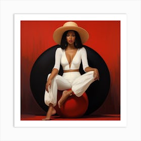 Naomi Campbell Art Print