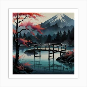 Asian Landscape Painting 1 Art Print