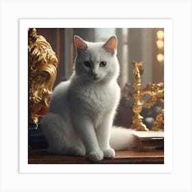 King'S Cat Art Print