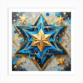 Star Of David 1 Art Print