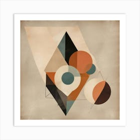 Abstract Geometric Painting 2 Art Print