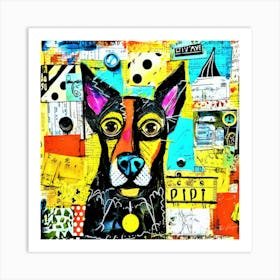 Pipi Dog - Les Canine Art Print