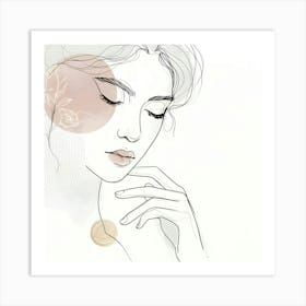 Portrait Of A Woman 25 Art Print