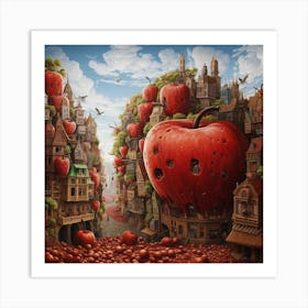 Apple City 6 Art Print