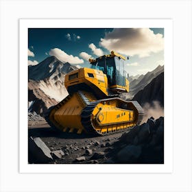 Buldozer Mountain (49) Art Print