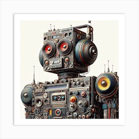 Robot Art Print