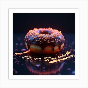 Donuts Art Print