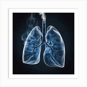 Lungs Stock Photos & Royalty-Free Footage 1 Art Print