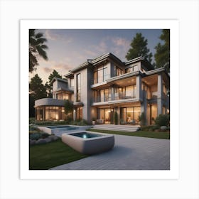 Beautiful house ???? Art Print